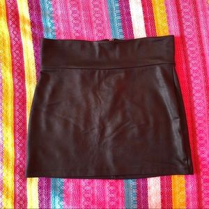 Bebe Black Mini Pencil Skirt